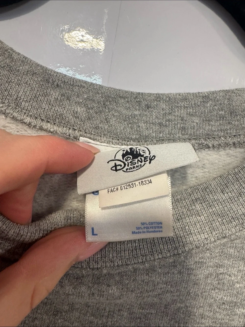 Disney World Gray Discover the Magic all‎ 4 Parks Graphic Crewneck Sweatshirt